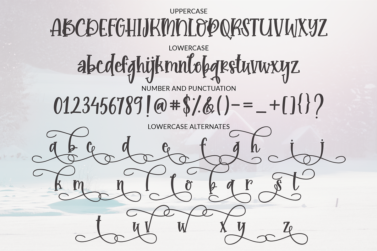 Fantastical Tales Script Font preview 5