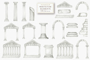 Antique Sculpture & Architecture, an Object Graphic by svetlanaARTdreams (Thumbnail 6 of 16)