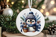 Winter penguin Christmas penguin, an Animal Illustration by AnetArtStore (Thumbnail 7 of 7)