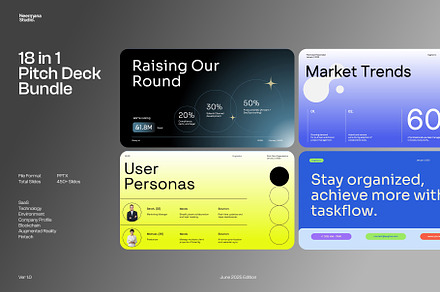 Pitch Deck Powerpoint Bundle Ver 1.0, a Presentation Template by Neermana