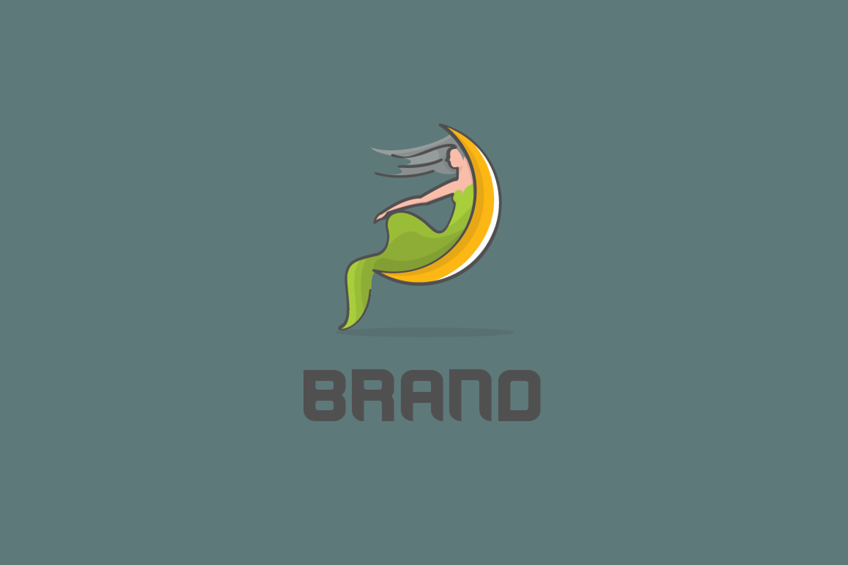 Moon Lady Logo, a Branding & Logo Template by LogoFarm