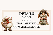 Quirky Farm Animal Clipart, a Seasonal Illustration by Designworld (Thumbnail 3 of 10)