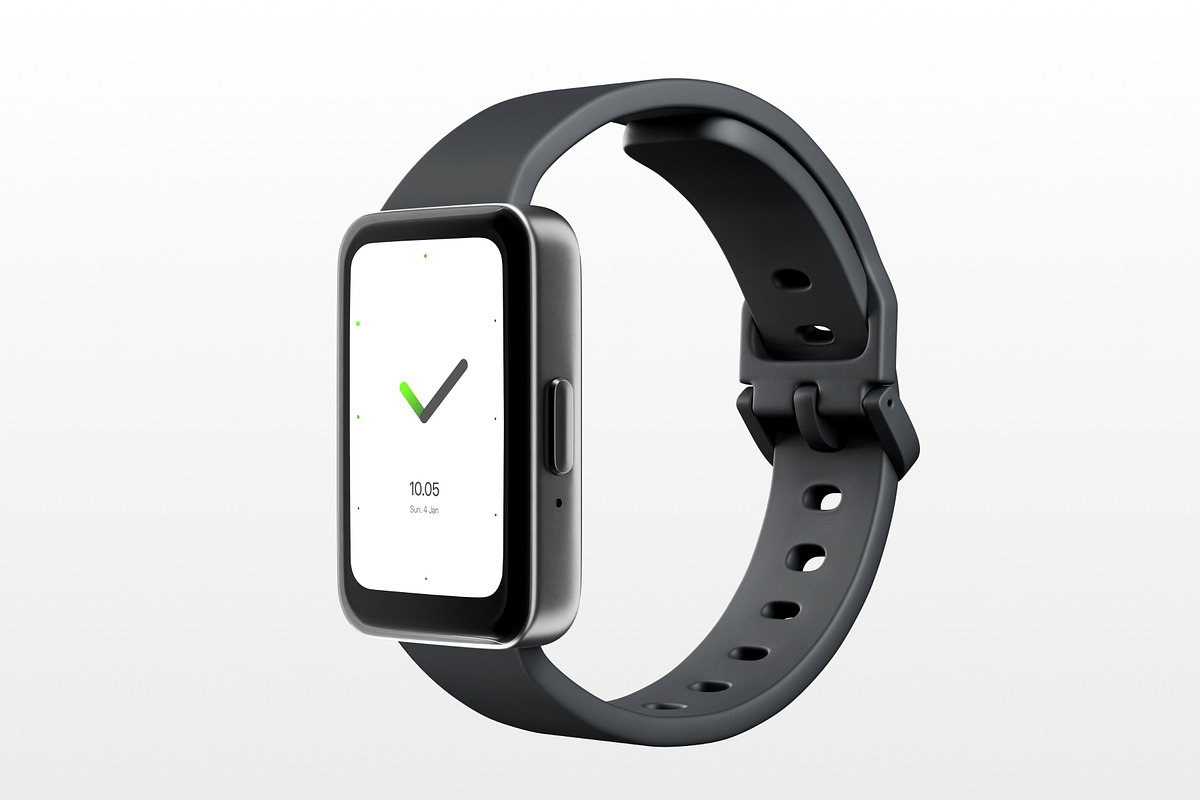 Smartwatch Mockup, a Wearable Device Mockup by SLAB! Design (Photo 9 of 9)