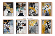Golden female print poster, a Decorative Illustration by Muzi pear studio (Thumbnail 2 of 10)