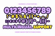 Chubby Squishy - Retro Bubble Font, a Handwritten Font by Pian45 Studio (Thumbnail 7 of 8)