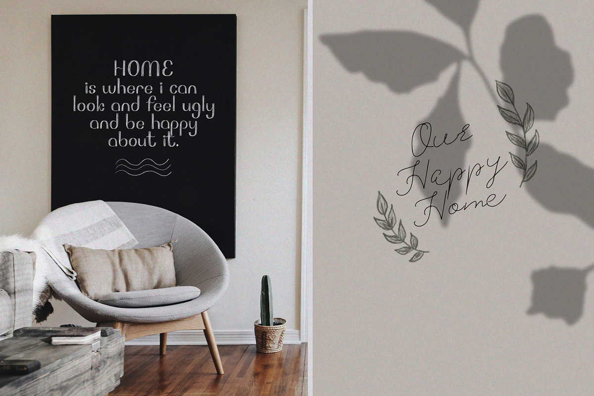 Organic font collection preview 8
