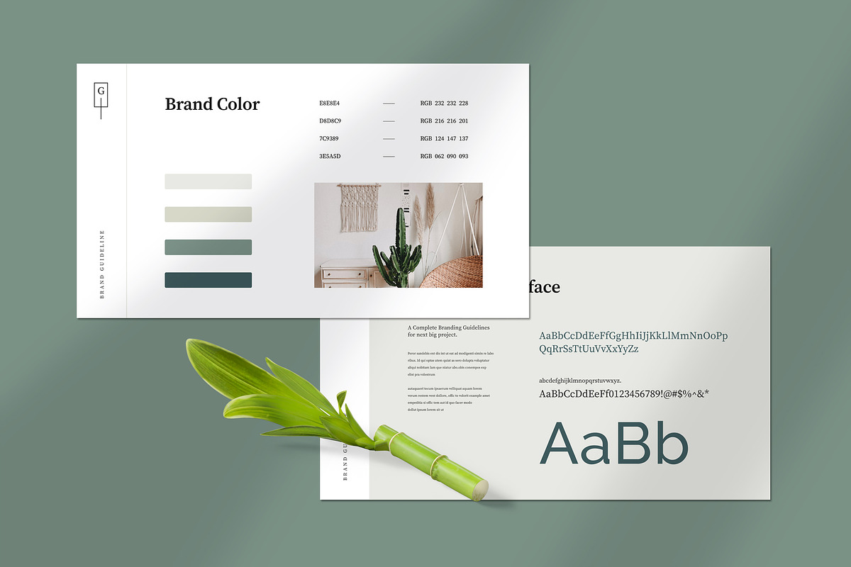 Brand Guidelines Template, a Presentation Template by UpSolution (Photo 2 of 8)