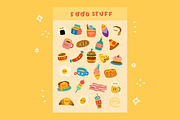 Food Stuff Sticker for Goodnotes, a Food Illustration by mimimeow (Thumbnail 2 of 3)