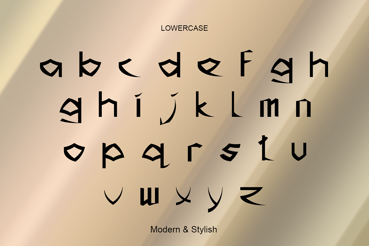 Japanese Chinese Sans Serif Font, a Sans Serif Font by jastudio123 (Photo 7 of 8)