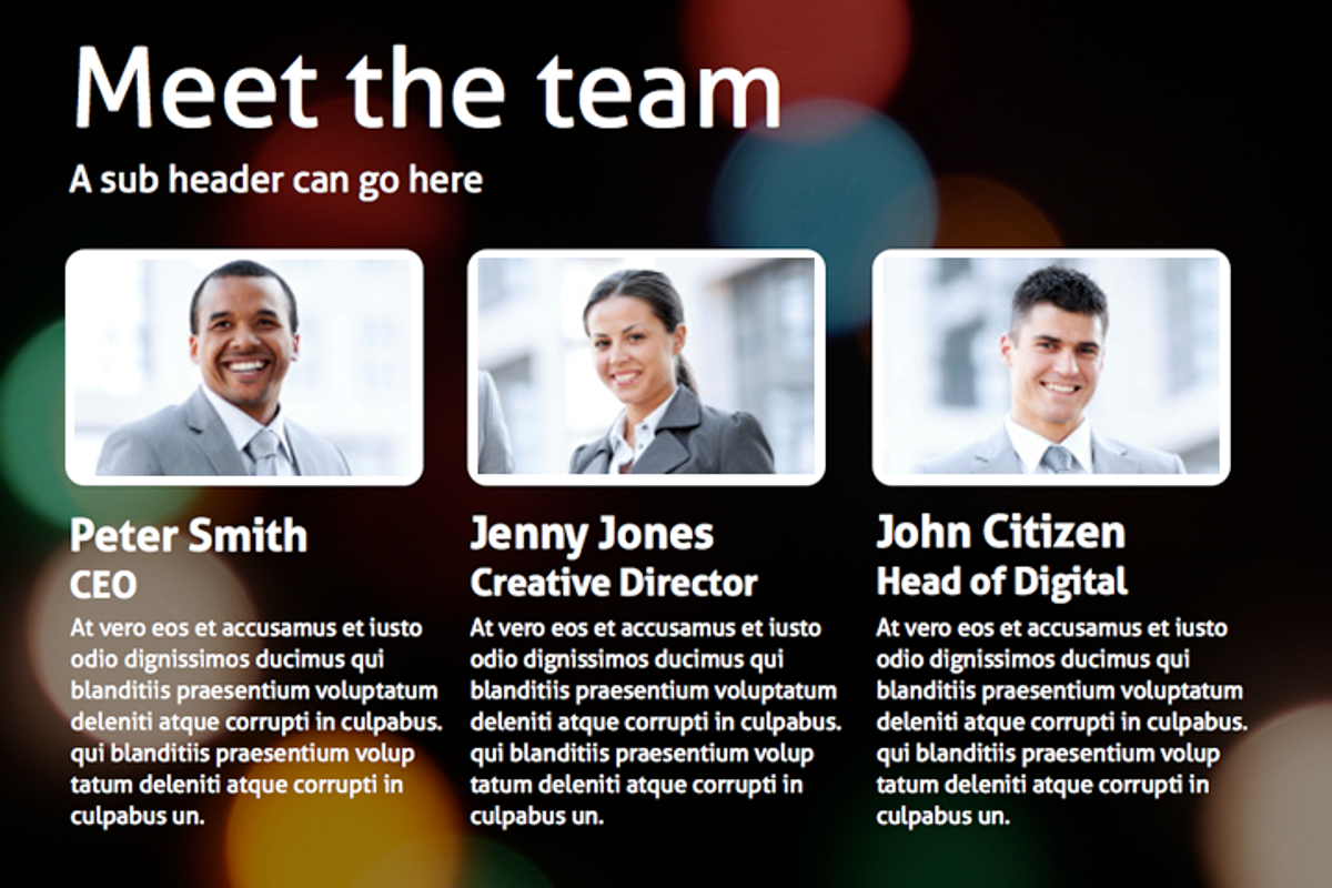 Universal Pitch Deck Seven Keynote, a Presentation Template by PitchStock (Photo 2 of 5)