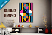Abstract geometric Bauhaus, Memphis., a Decorative Illustration by KENO Mascots (Thumbnail 4 of 6)