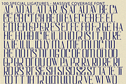 MASSIVE COVERAGE - MODERN SERIF FONT, a Serif Font by 177Studio (Thumbnail 8 of 8)