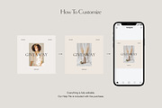 CANVA PS Instagram Posts Templates, a Social Media Template by Love Radiation Studio (Thumbnail 13 of 22)