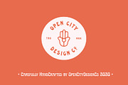Art-Nuvo - Rough Psychedelic Font, a Font by OPENCITYDESIGNCO (Thumbnail 5 of 6)