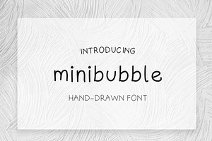 Minibubble Handwritten Classic Font