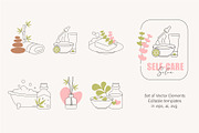 Floral Line Art Beauty Branding Kit, a Branding & Logo Template by Lettering_Logo (Thumbnail 13 of 19)