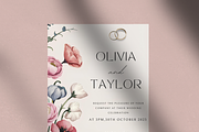Poppy Wedding & Save the date Pack, an Invitation Template by Khryna Designs (Thumbnail 2 of 3)