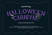 Halloween Carnival | Halloween Font, a Handwritten Font by Berdansabersama (Thumbnail 1 of 8)