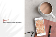 Abstract Photoshop Brush Stamps, a Brush Add-On by Sweet Fig (Thumbnail 8 of 9)