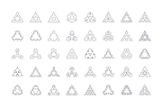 Logo Creator Triangle Shapes Edition, a Branding & Logo Template by Reshapely (Thumbnail 6 of 14)