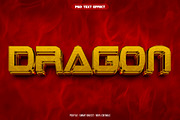 Dragon 3D editable text effect, a Layer Style Add-On by Hello Muh (Thumbnail 1 of 2)