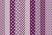 Deep Plum Vector Owls & Papers, an Animal Illustration by Amanda Ilkov (Thumbnail 3 of 3)