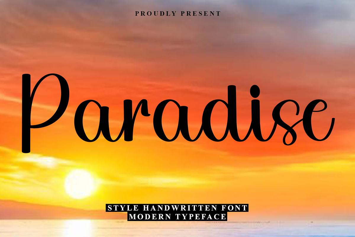 Paradise, a Handwritten Font by FreshTypeINK (Photo 1 of 8)