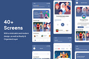 Podbay - Podcast App UI Kits, an App Template by Minialis (Thumbnail 2 of 6)
