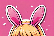 Bunny Girl Power Pack, an Illustration by ETARA by Mea Hau (Thumbnail 5 of 11)