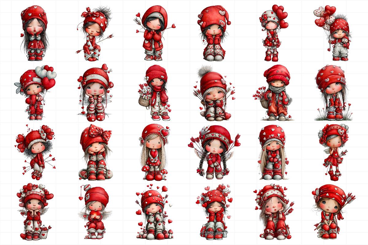 Cupid Apprentice Gnome Clipart, an Illustration by Daily.Designs (Photo 5 of 5)