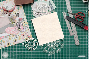 Wedding Card For Paper Cutting.