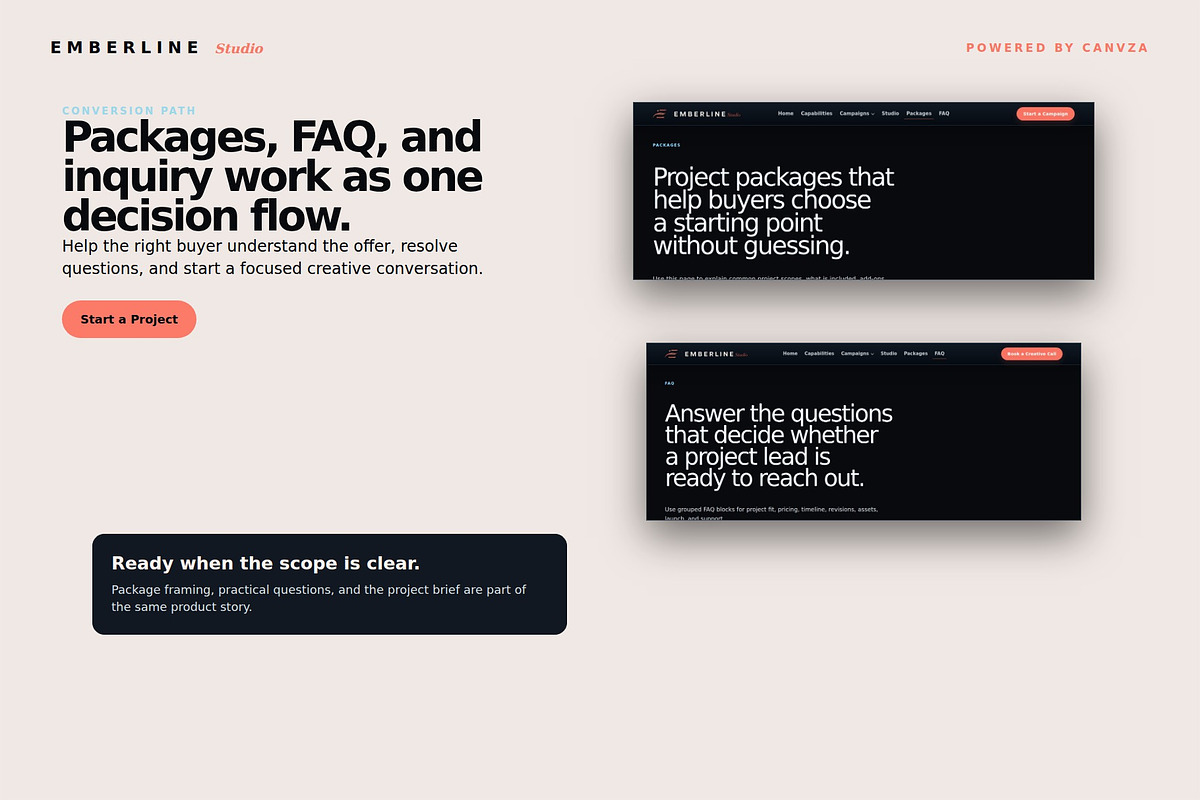 Emberline Studio Creative Theme, a WordPress Template by Fixstable Studio (Photo 8 of 12)