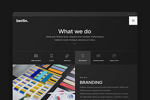 Berlin - Agency Website Template