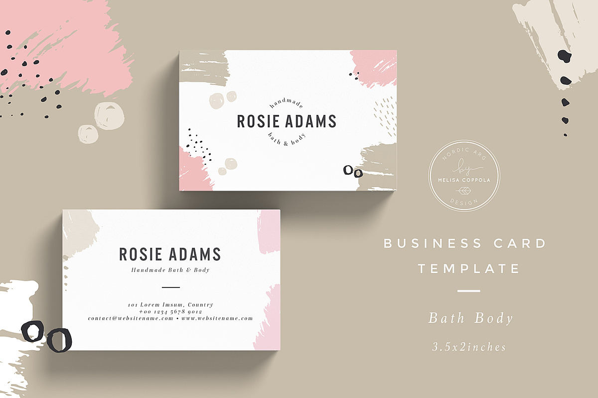 Bath Body Business Card, a Business Card Template by Nordic.Arg (Photo 2 of 2)