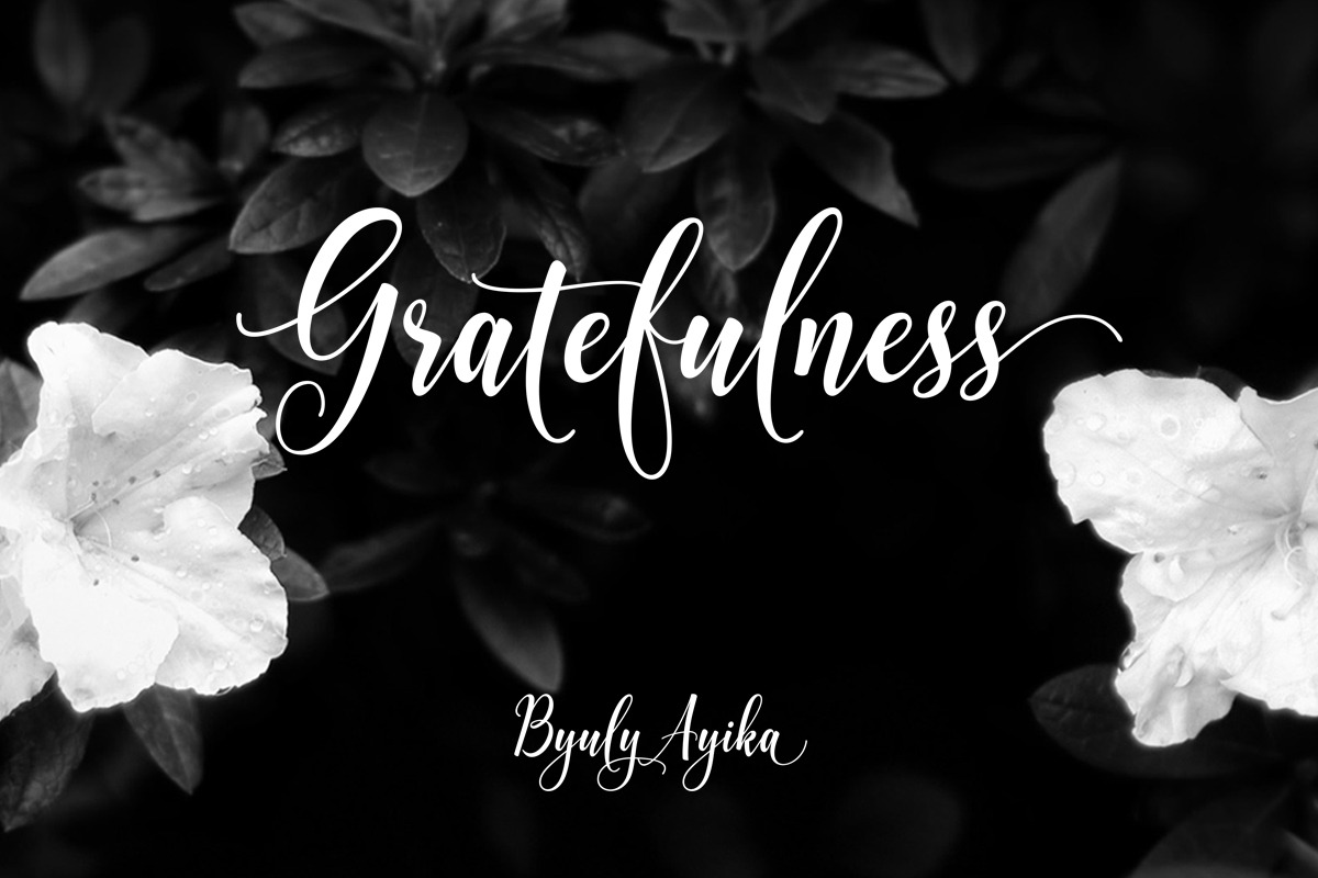 Cornelia, a Script Font by Byuly Ayika (Photo 9 of 9)