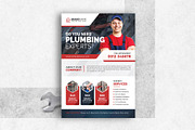Plumbing Handyman Flyer, a Flyer Template by GraphicsBurg (Thumbnail 5 of 5)
