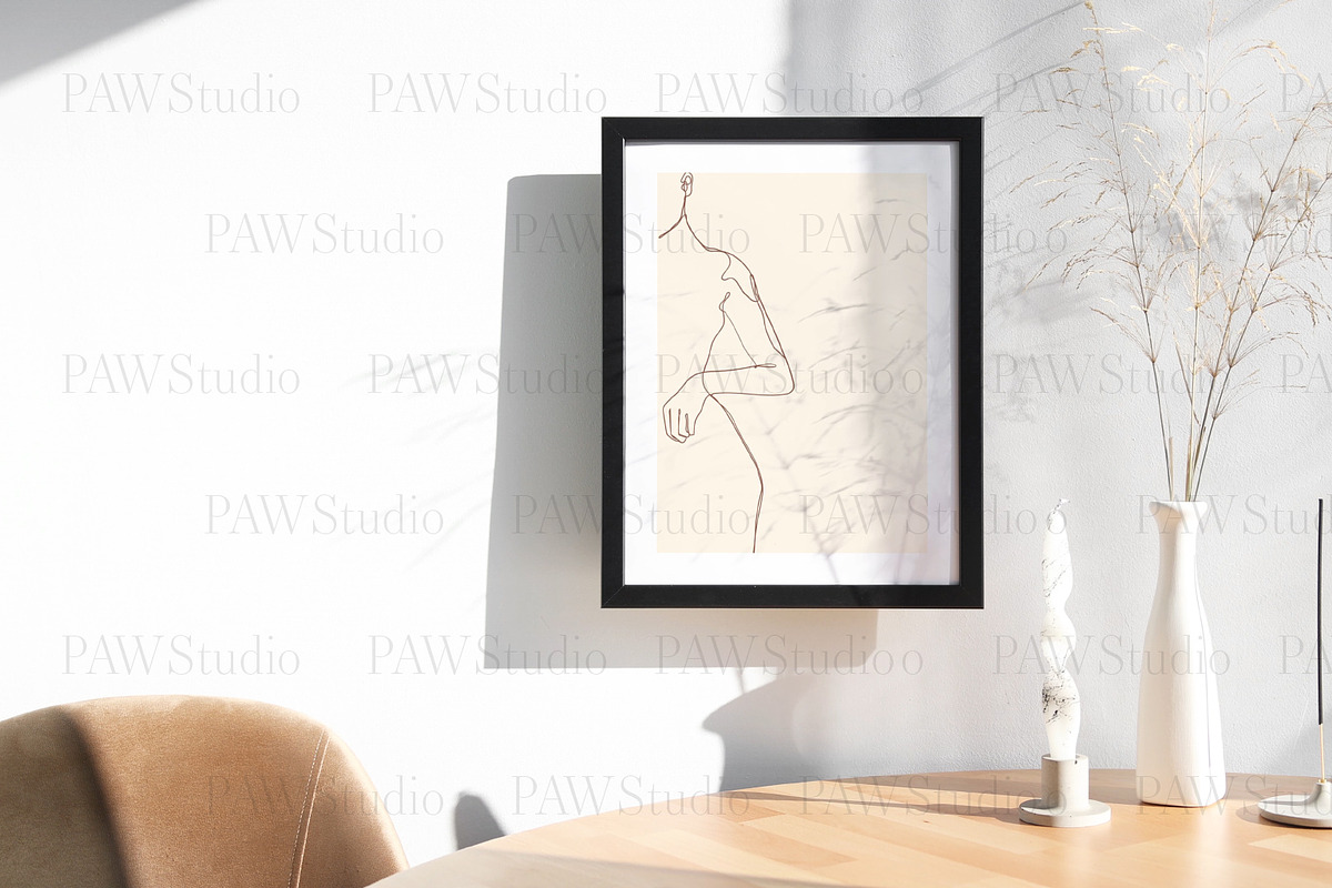 Video Photo Frame Mockup 3x4 MP4, an Advertising Mockup by PawMockups (Photo 4 of 7)
