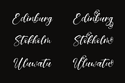 Nebula Script - A Modern Script, a Script Font by Universitype (Thumbnail 4 of 11)
