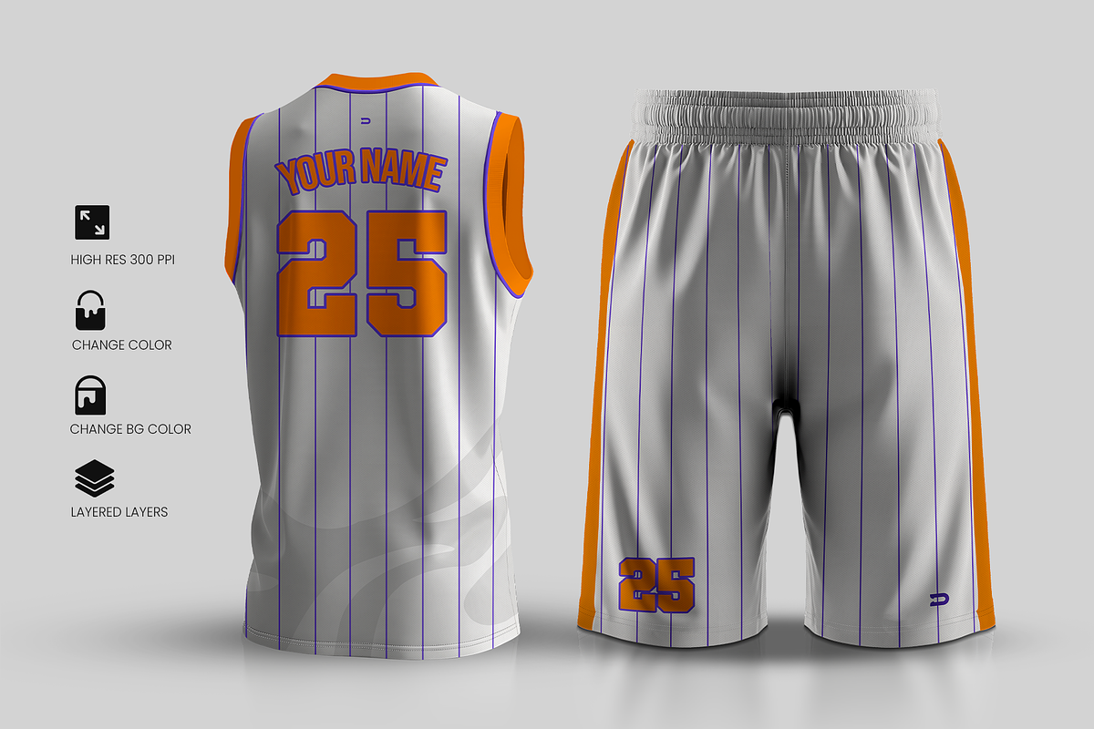 Dunk-Basketball Jersey+Shorts Mockup, a Shirt Mockup by Mocktopia (Photo 5 of 10)