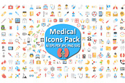Medical and Health Icon Set., an Icon by Vector Portal (Thumbnail 1 of 6)