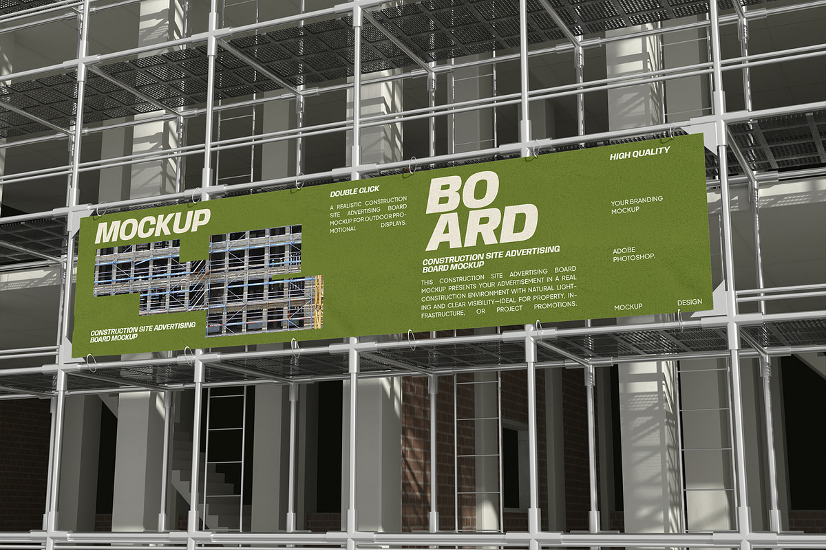 Construction Site Advertising Mockup, an Advertising Mockup by Unerispace (Photo 5 of 5)