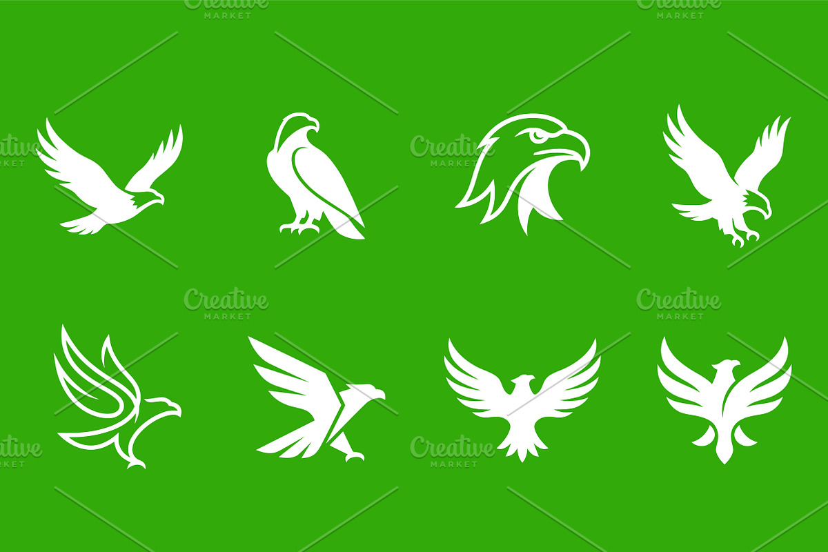 Eagle & Hawk Silhouette Pack, an Object Graphic by Artonix (Photo 2 of 3)