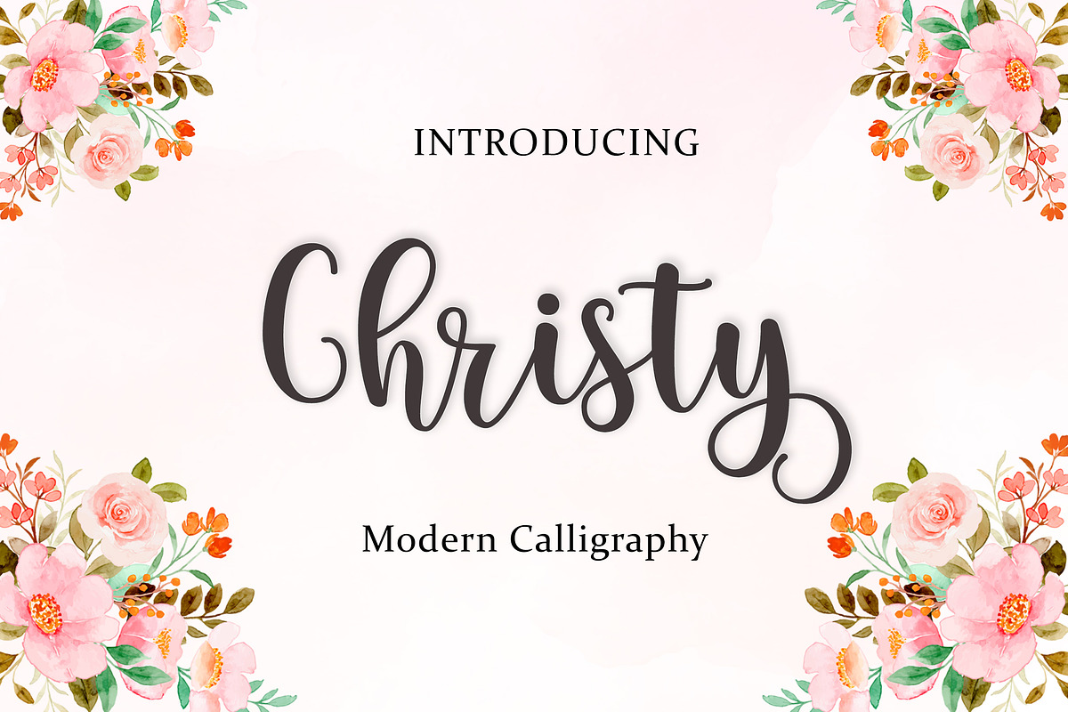 Christy, a Script Font by Amarlettering (Photo 1 of 5)