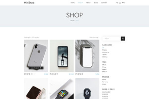 MiniStore ECommerce Store Template