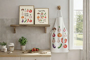 Cute Vegetable Clipart Bundle, a Decorative Illustration by Arslan (Thumbnail 9 of 9)