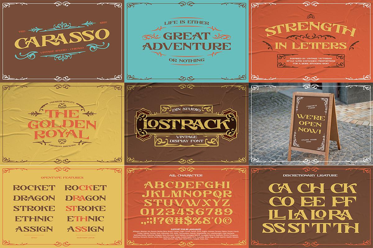 Vintage Font Bundle 4, a Symbol Font by Vintage Division (Photo 8 of 12)