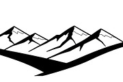 50 Mountain Landscape Silhouette Bun, an Illustration by Designer_Momina (Thumbnail 40 of 51)