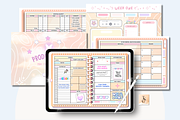 Yellow Pastel Digital Planner, a Stationery Template by Tas Creative Studio (Thumbnail 9 of 9)