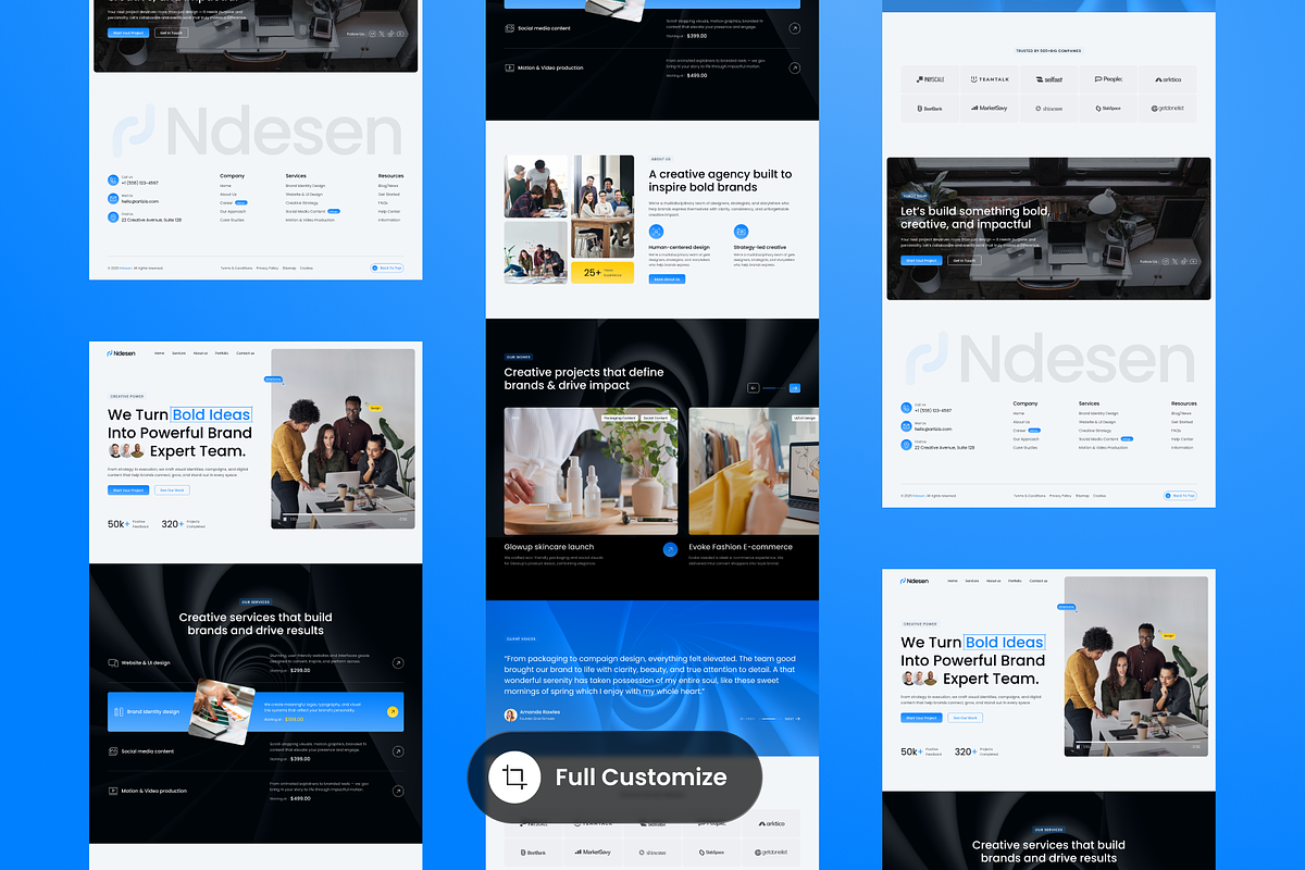 Ndesen - Creative Agency, a Landing Page Template by SLAB! Design (Photo 3 of 4)