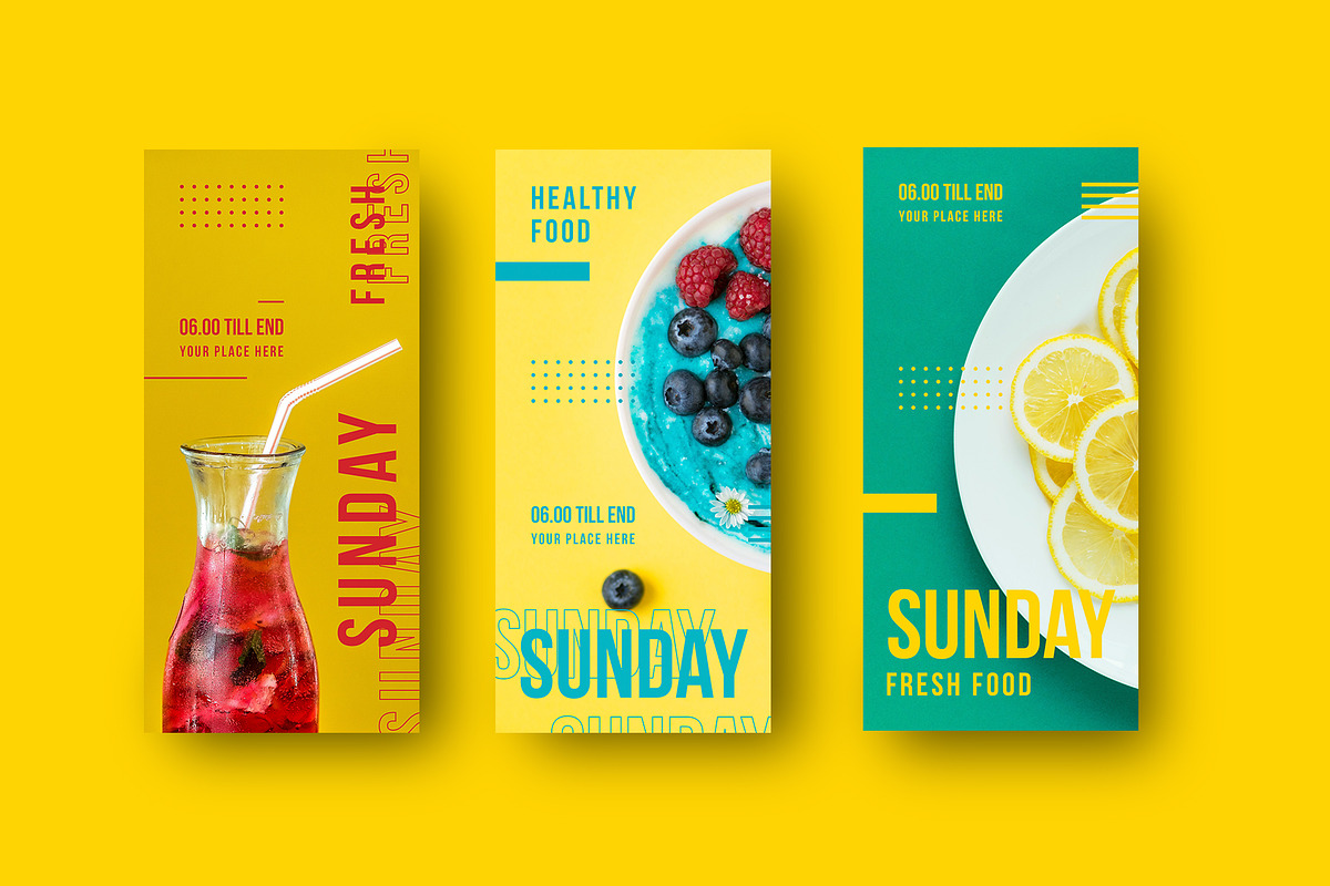 Sunday Snack Flyer, a Flyer Template by Meknya (Photo 3 of 3)